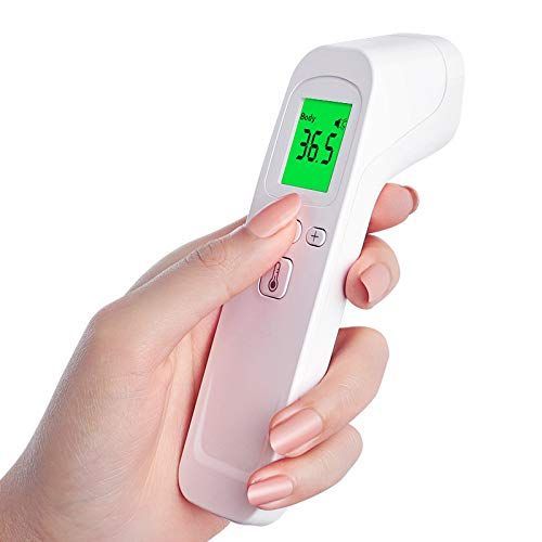 Thermometre Medical Frontal Infrarouge Médicale Thermometre Sans Contact Pour Personne (Adulte Enfant Bébé) Et Surface D'objet,Affichage Lcd Option Sonore 30 Mémoires