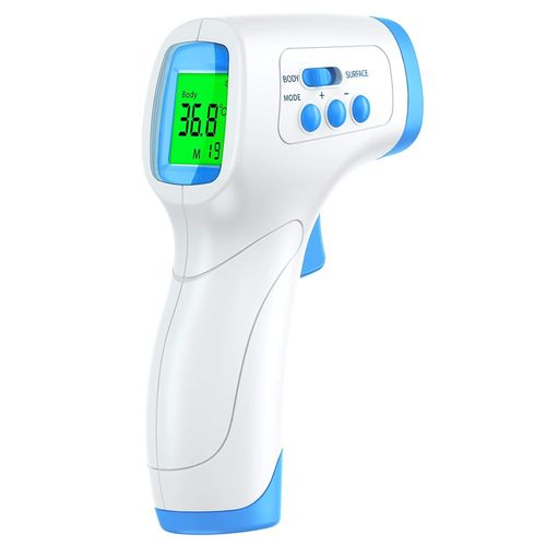 Twq-Thermometremédical Frontal, Avec Affichage À Lcd, Sans Contact Pour Bébé Enfant Adulte Thermometre Infrarouge Avec Alerte Fièvre 99 Données Enregistrées