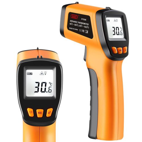 Twq-Thermomètre Infrarouge (-50 °C À 550 °C) - Pistolet De Température Laser Pour Four À Pizza - Thermomètre Laser Sans Contact - Pistolet Pour Cuisine/Bbq/Grill/Hvac, Thermomètre De Surface