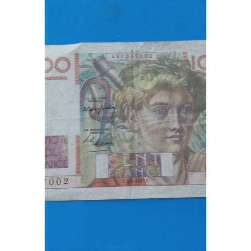 Billet De 100 Francs Delacroix – Banque De France – Années 1978-1995