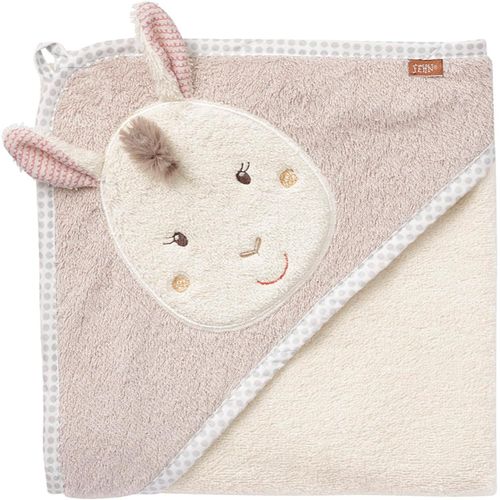 058208 Cape De Bain Lama - Serviette De Bain Douillette Avec Capuche Et Lama - Pour Bébés Et Tout-Petits Dès 0 Mois - Dimensions 80 X 80 Cm