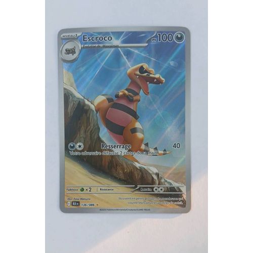 Escroco - 136/086 - Pokemon Foudre Noire/Flamme Blanche