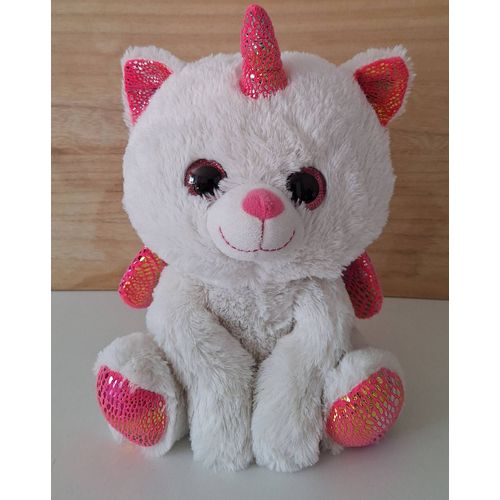 Peluche ours-licorne toute douce norme CE