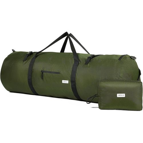 KKAHQ-Sac de Sport Grand 90L 50L 30L Homme et Femme Sac de Voyage Pliable pour Weekend Voyage Gym Batte de Baseball avec Bandoulière, Rangement pour Tente Camping