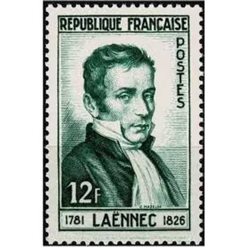 Dr René Laennec Inventeur Du Stéthoscope Année 1952 N° 936 Yvert Et Tellier Luxe