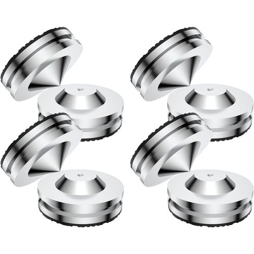 TIANYI-Lot de 4 pieds de haut-parleur anti-vibrations pour appareils Hi-Fi et haut-parleurs 27 mm x 11 mm