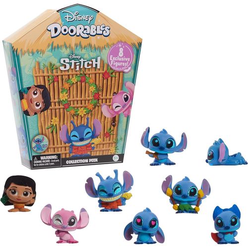 Coffret 8 Mini-Figurines À Collectionner Princesses Disney Doorables / Jouet Surprise De Collection Dès 5 Ans