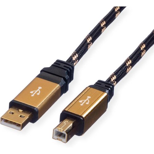 TGRF-GOLD Câble USB 2.0, type A-B, 1,8m