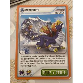 Carte Invizimals Catapulte Double Coup Star Dragon Super Rare 