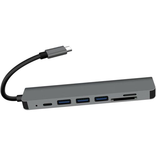 Hub Ports Multifonction avec Sortie Adaptateur de Données pour Ordinateur Portable Charge Rapide Pd Jusqu à Coque Résistante à Usure