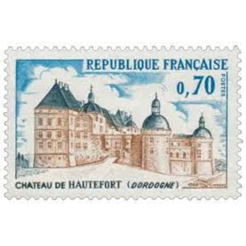 Château De Hautefort (Dordogne) Année 1969 N° 1596 Yvert Et Tellier Luxe
