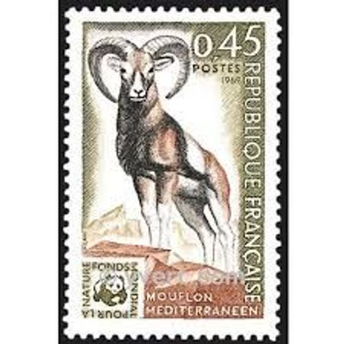 Fonds Mondial Pour La Nature : Mouflon Année 1969 N° 1613 Yvert Et Tellier Luxe