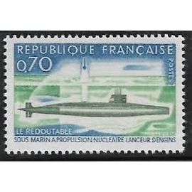 Sous-Marin "Le Redoutable" À Propulsion Nucléaire Année 1969 N° 1615 Yver Et Tellier Luxe
