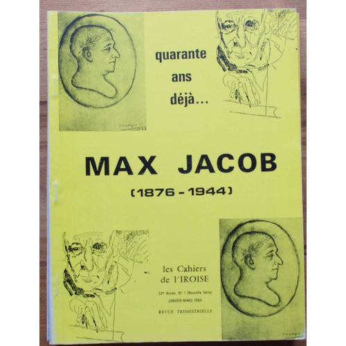 Les Cahiers De L'iroise N° 1 De Janvier/Mars 1985 : Spécial Max Jacob