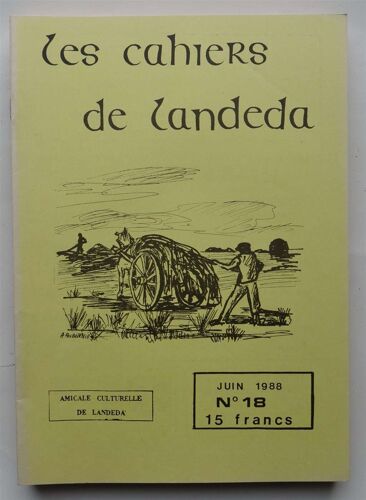 Les Cahiers De Landéda - Numero 18 De Juin 1988