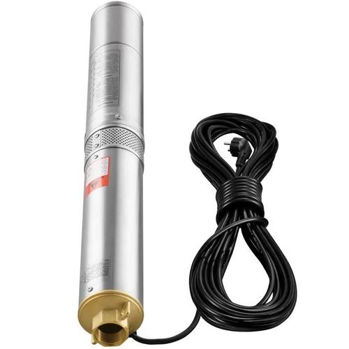 Pompe Submersible pour Puits Profonds-Duoku-750 W-230 V 60 Hz-Débit Maximal de 7,1 m³/h-Hauteur Maximale de 75 m