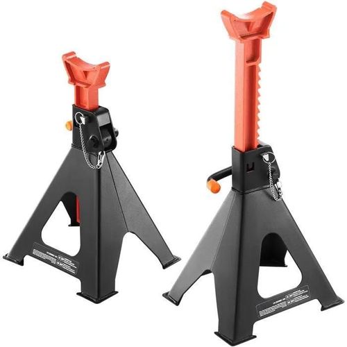 Chandelles-Duoku-Capacité De 6t (13000 Lb)-Mécanisme De Verrouillage Double-Hauteur Réglable De 14,2 À 23 Po