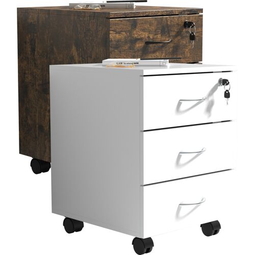 VCM Caisson roulant Caisson d'appoint Caisson de bureau Roulettes roulantes Tiroir Baula L Caisson roulant Caisson d'appoint Caisson de bureau Roulettes roulantes Tiroir Baula L