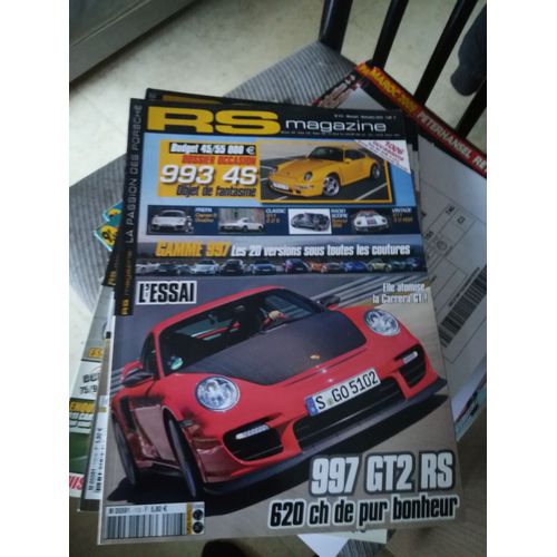 Rs Magazine 113 De2010 997 Gt2 Rs,Gamme 997,996 Carrera 4,968 Clubsport,Cayman Gt 3.8 90neone,993 Carrera 4s,911 Carrera 3.0 Rsr,911 2.2s