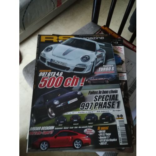 Rs Magazine 119 De 2011 997 Gt3 Rs 4.0,Panamera Turbo S,997 Carrera Phase 1,964 Carrera Rs,911 Carrera 3.2 Targa,Boxster 2.9,996 Turbo,993 Gt,911 Sc,996 Gt3,911 2.4t Targa