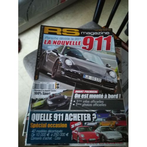Rs Magazine 122 De 2011 Boxster Spyder,Cayman R,996 Gt3,911 1964