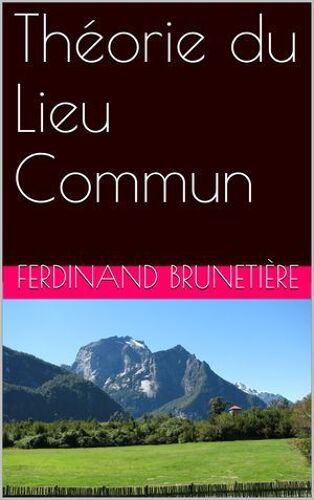 Théorie Du Lieu Commun