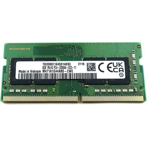 ytseazn-Samsung M471A1G44Ab0 Mémoire Ram 8 Go 1Rx16 Ddr4 So-Dimm Pc4-25600 3200 Mhz 260 Broches Non-Ecc Cl22 1,2 V M471A1G44Ab0-Cwe