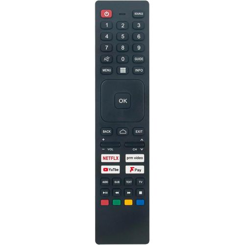 Remplacement de la télécommande SHWRMC0137 N Applicable à Sharp Android TV 4K 65EQ4EA 55EQ4EA 50EQ4EA 75EQ3EA 65EQ3EA 55EQ3EA 50EQ3EA 70DN5EA 65FN7EA 55FN7EA 50FN7EA 43FN7EA 65FN6EA 55FN6EA
