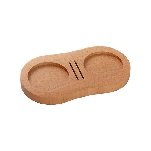Bois Cafetire Filtre Tamper Holder Bois Espresso Tamper Mat Stand Tamper Station Base En Bois Espres