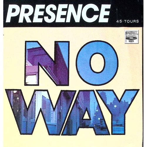 Presence - No Way - Rock'N Roll - Hard Rock - 1986