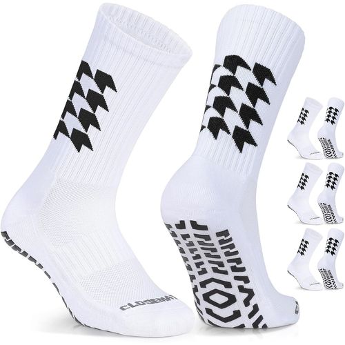 3 Paires Chaussettes Antidérapantes Foot 39-42 43-46 Homme Femme Sans Couture En Coton Respirantes Résistantes Pour Sport De Raquette Running Fitness Yoga Pilates Motifs Noir Bleu Rouge