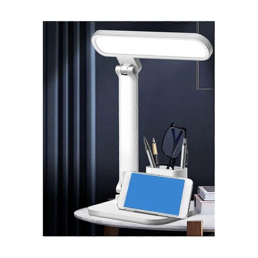 Lampe De Bureau LED Rechargeable - 3 Luminosités & 3 Températures - Pliable, Portable - 2400 MAh