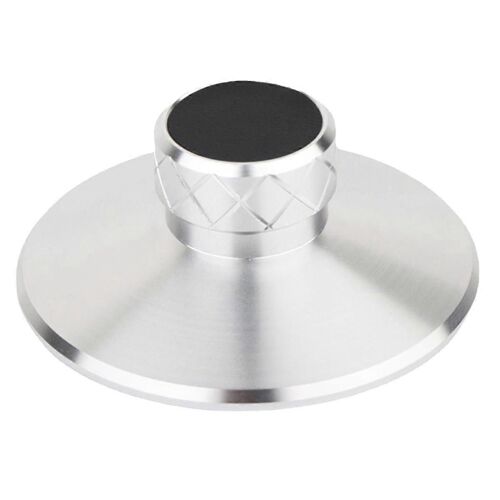 Vinyle Plaque Tournante Poids Métal Disque Stabilisateur Réducteur Vibration Pince Disque Tourne-Disques Argent