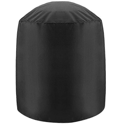 Housse de barbecue 210D pour bouilloire à charbon, housse de fumoir noire étanche Round Grill Cov