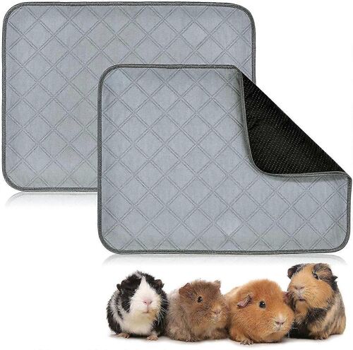 Paquet De 2 Coussinets Lavables Pour Animaux De Compagnie,Coussin Imperméable Pour Animaux De Compagnie Pour Chien,Chat,Cochon D'inde