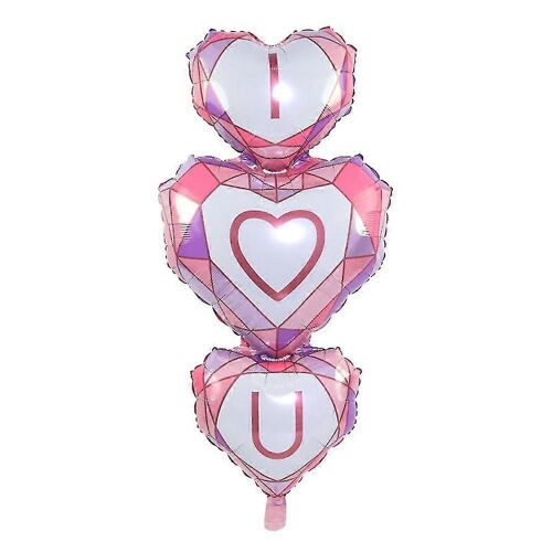 Cadeaux 3d Bear Anniversary I Love You Valentines Day Foil Balloon Wedding