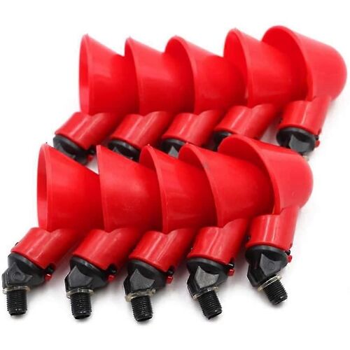 10 Pcs Abreuvoirs Automatiques Pour Volaille Abreuvoirs Avec Gobelets D'irrigation Plateaux Pour Poulets,Oiseaux