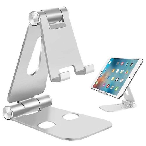 Support De Tablette Pliable Support De Bureau En Alliage Daluminium Support En Mtal Universel Pour Ipad Mini / Air / Pro / Iphone 11 Pro Max Smartphones