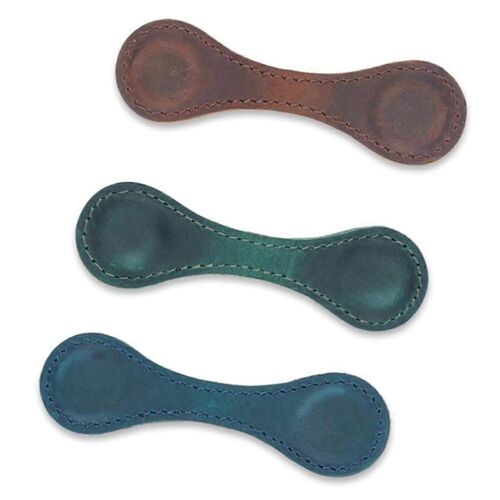 Marque-Page Magnétique En Cuir, Marque-Page En Cuir, Marque-Pages Aimant, Fait À La Main, 3pcs Multicolore