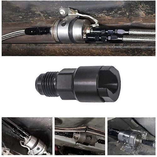 6an À 3/8 Raccord D'adaptateur Efi Femelle À Déconnexion Rapide Aluminium An6 Mâle À 3/8 Po Tuyau De Conduite De Carburant (3
