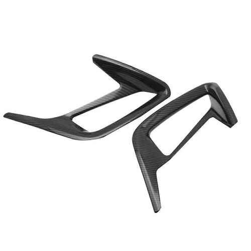 1 Paire De Garniture De Couvercle De Phare Antibrouillard Arrière Pour Focus Mk4 Berline 2019-2020 Abs Fibre De Carbone Cadre De Phare Antibrouillard Exteri