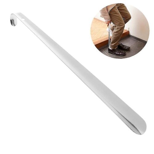 Metal Shoehorn-Heavy Inox Acier Angle De La Chaussure 60cm