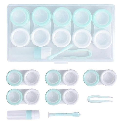 Bote De Rangement De 5 Packs De Porte-Lentilles De Contact 