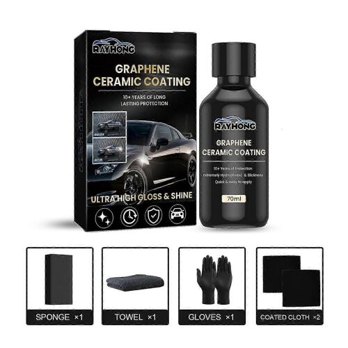 Revtement cramique de graphne de voiture Rayhong,revtement de cristal deau super-fluide,revtement impermable,entretien du glacis,peinture automobile 2025