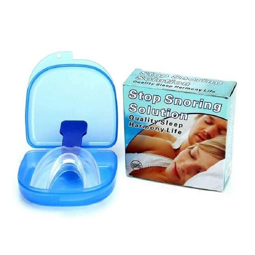 2x Embout Buccal De Protge-Dents + 2 Pinces De Nez Aide Au Ronflement Anti-Ronflement De Sommeil Protge-Dents 
