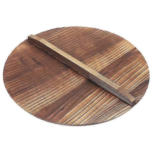 Couvercle De Casserole En Bois Couvercle De Casserole En Bois Anti-Brlure Couvercle De Casserole En Bois Pour Wok En Fonte (24cm) 2025