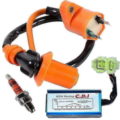 Bobine D'allumage Haute Performance 6 Broches 3 Électrodes Plug Pour Gy6 50cc 150cc 125cc Atv Moped Scooter Pa