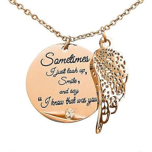 Aile Dange Incruste De Diamants Meilleur Ami Collier Pour Femmes Pendentif Aile Dange