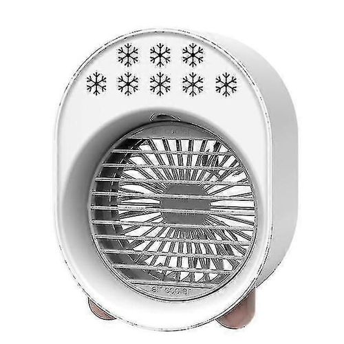 Refroidisseur dair portable USB,mini climatiseur de bureau lectrique rechargeable (blanc)