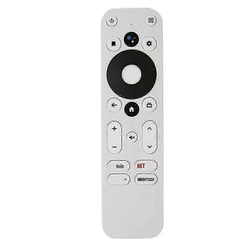 Remplacer la télécommande vocale pour KM2 KM2 PLUS Android 4K UHD TV Box Bluetooth Télécommande vocale Blanc